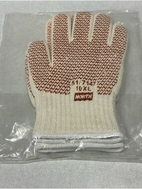 Honeywell North Grip-N-Hot Mill 51/7147 Hot Mill Gloves 10/XL . 1 Pair NEW 400